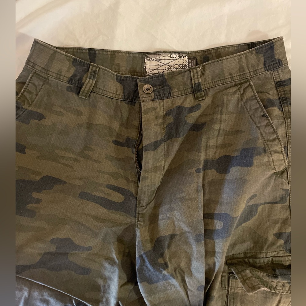 Camo cargo pants